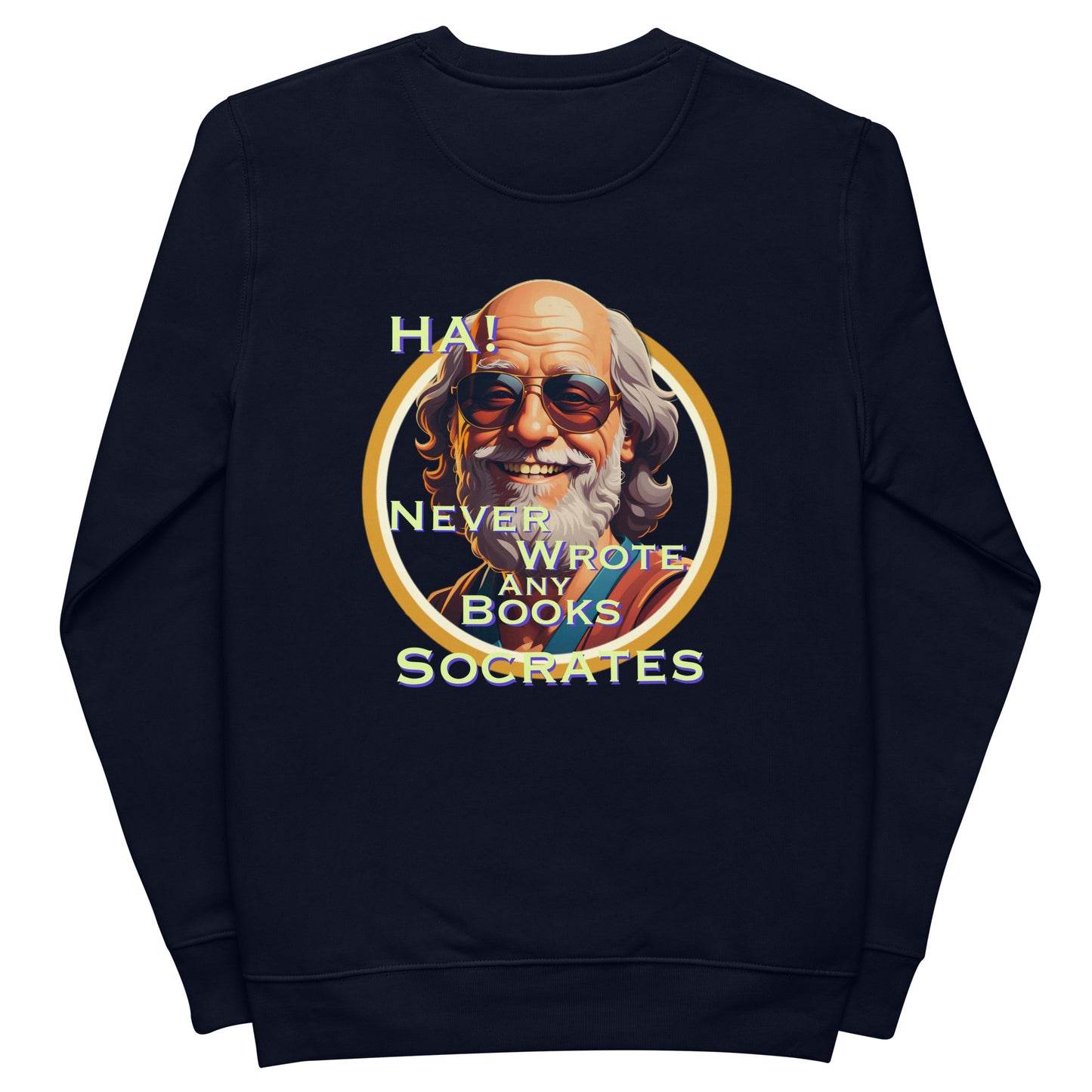 Smiling Socrates - Premium Eco Sweatshirt