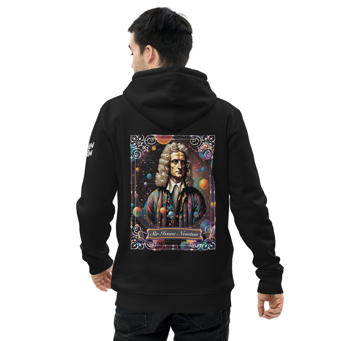 Sir Isaac Newton Premium Eco Cosy Hoodie - Dark Colours
