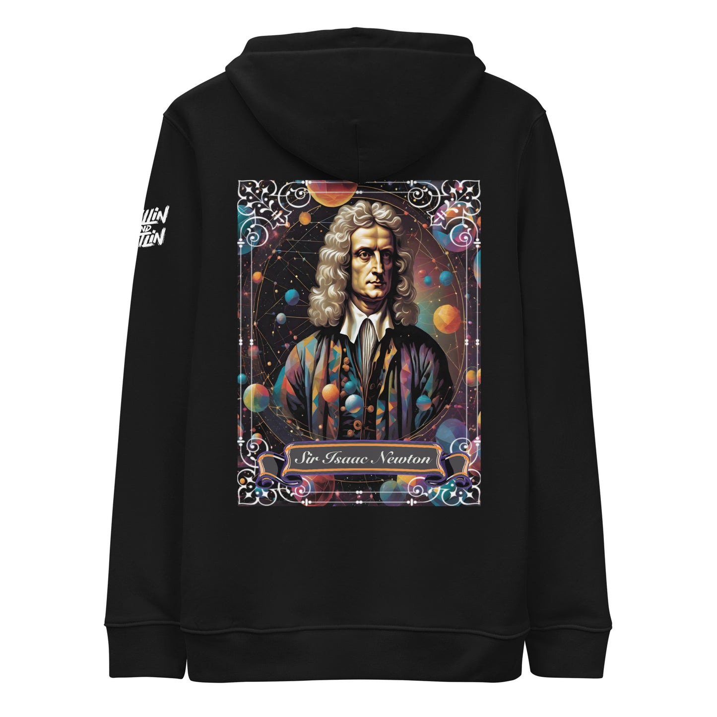 Sir Isaac Newton Premium Eco Cosy Hoodie - Dark Colours