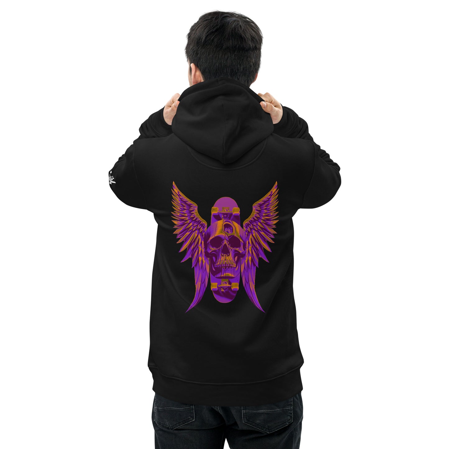 Skateboard Ripper Premium Eco Hoodie - Dark Colours
