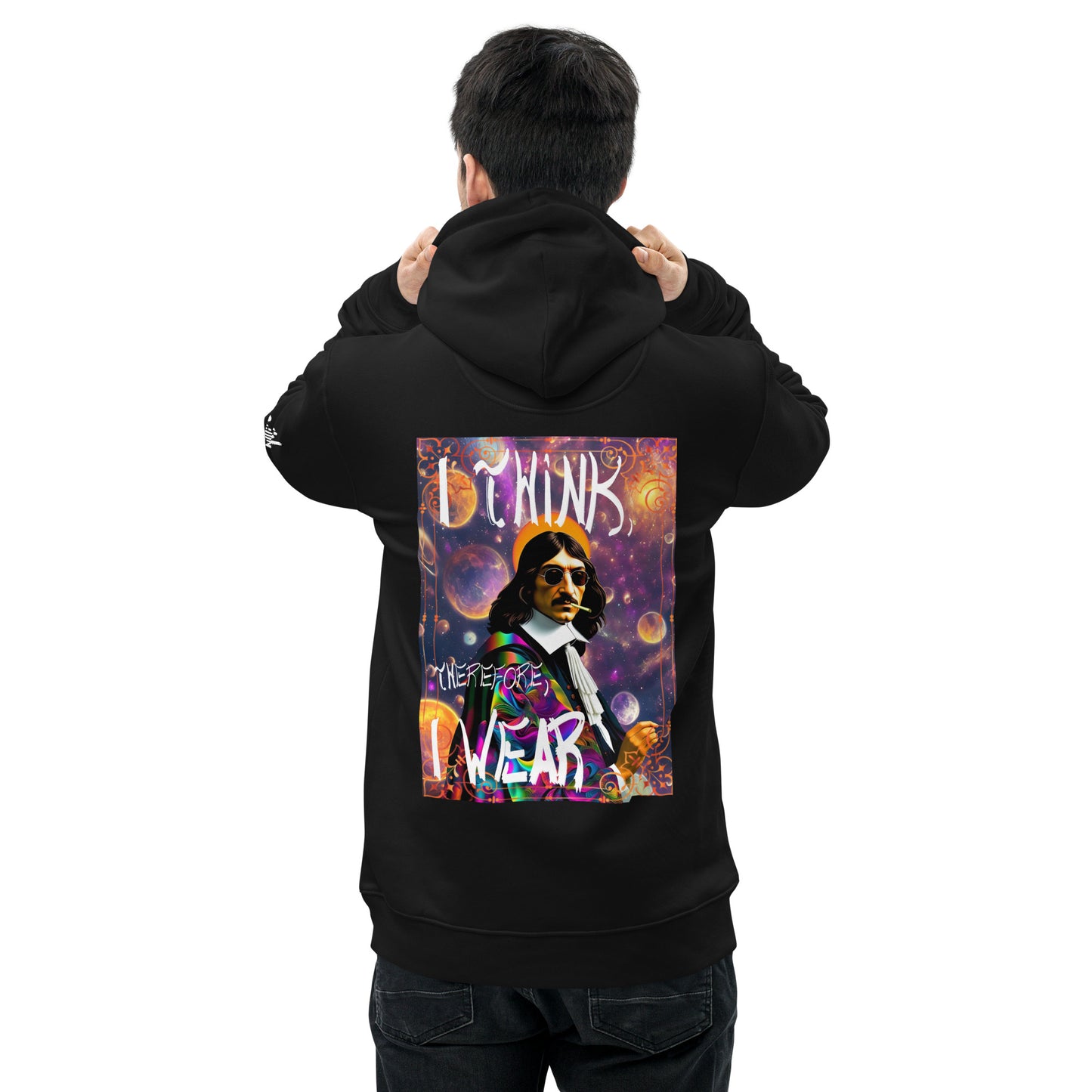 I Think, Therefore, I Wear Premium Eco Hoodie - Dark Colours