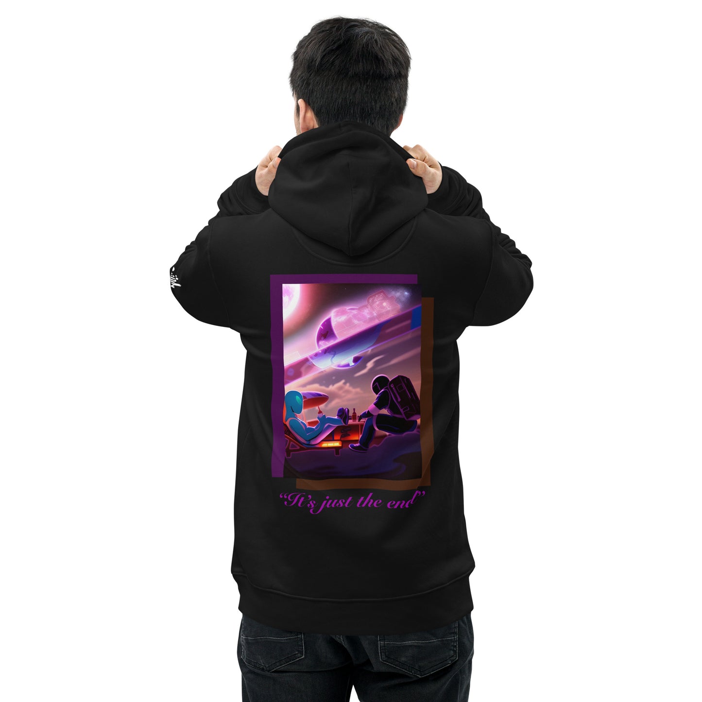 It's Just The End Eco Hoodie - Dark Colours