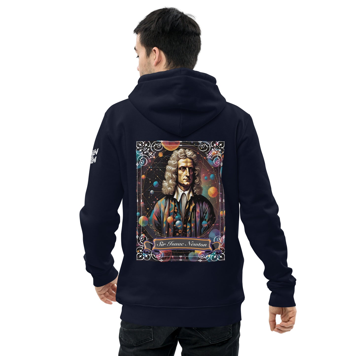Sir Isaac Newton Premium Eco Cosy Hoodie - Dark Colours