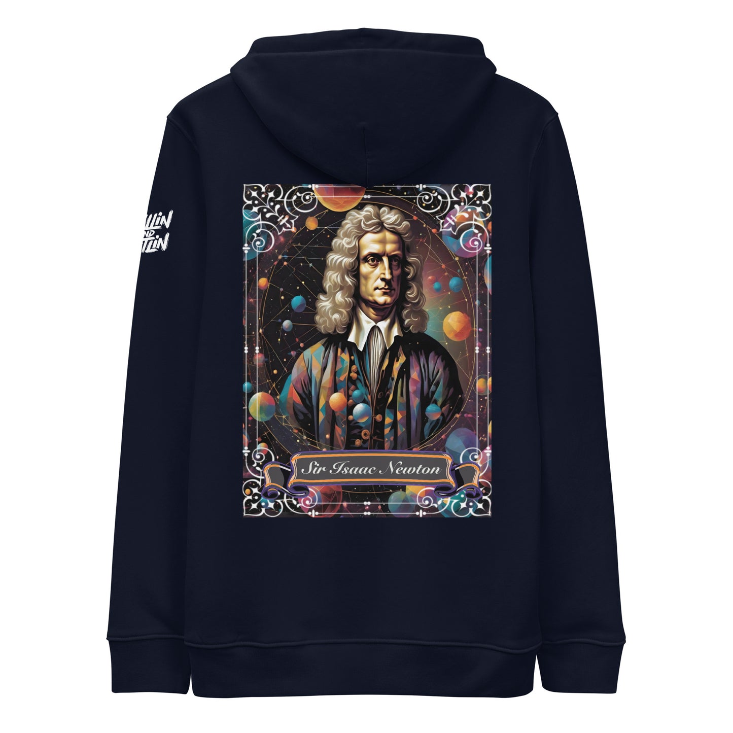 Sir Isaac Newton Premium Eco Cosy Hoodie - Dark Colours