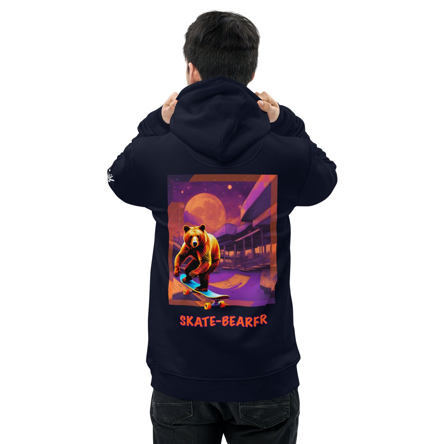 Skate-Bearer Premium Eco Hoodie - Dark Colours