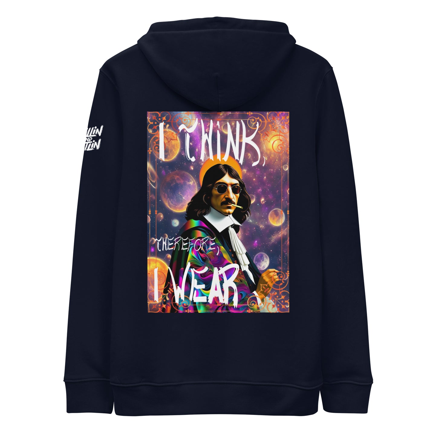 I Think, Therefore, I Wear Premium Eco Hoodie - Dark Colours
