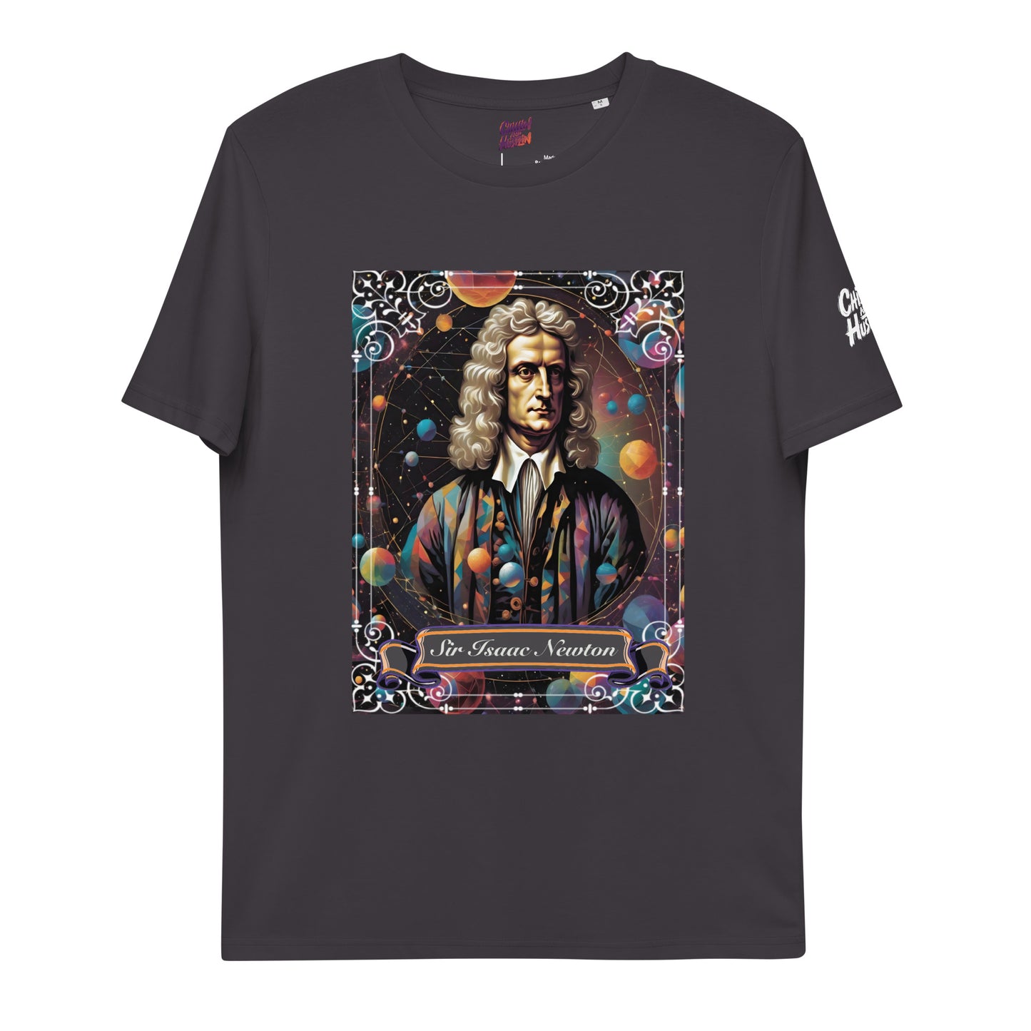 Sir Isaac Newton Premium Organic Cosy T-Shirt - Dark Colours