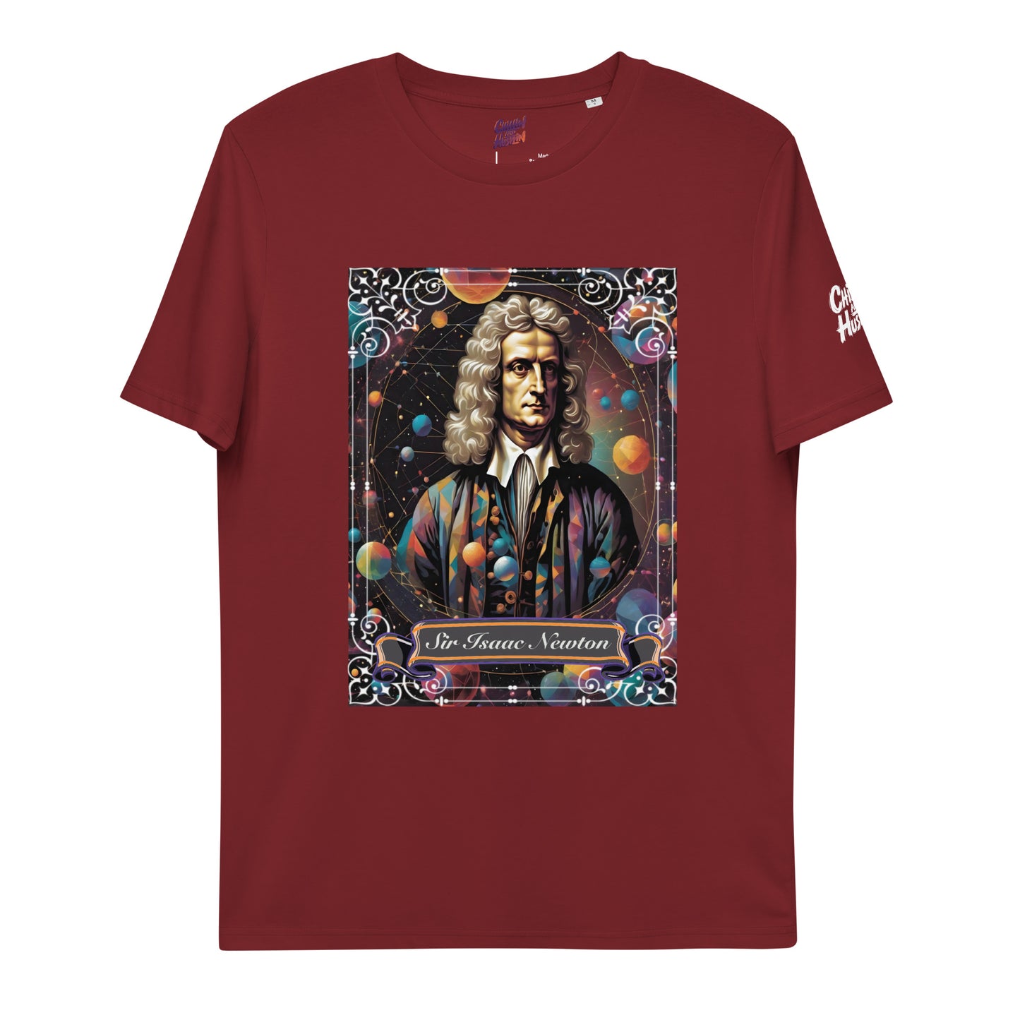 Sir Isaac Newton Premium Organic Cosy T-Shirt - Dark Colours