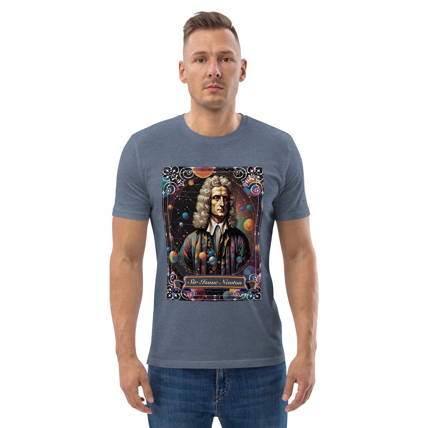 Sir Isaac Newton Premium Organic Cosy T-Shirt - Dark Colours