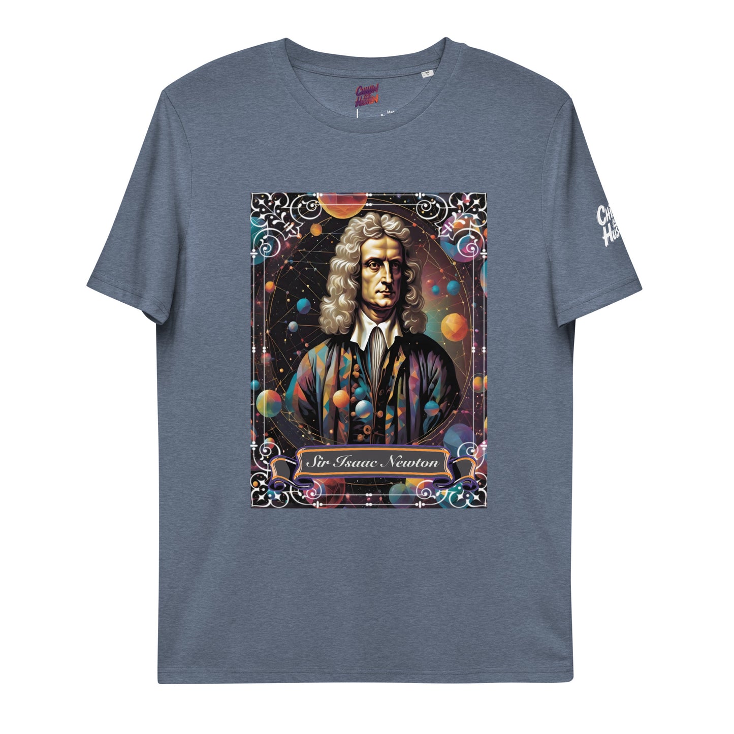 Sir Isaac Newton Premium Organic Cosy T-Shirt - Dark Colours