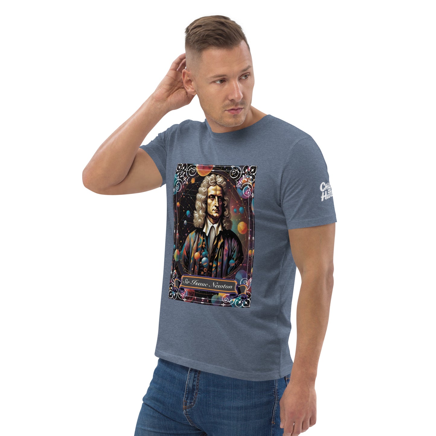 Sir Isaac Newton Premium Organic Cosy T-Shirt - Dark Colours