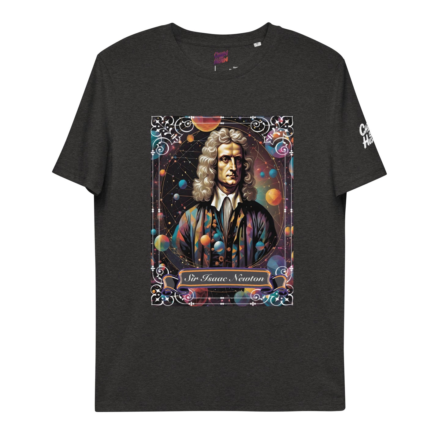 Sir Isaac Newton Premium Organic Cosy T-Shirt - Dark Colours