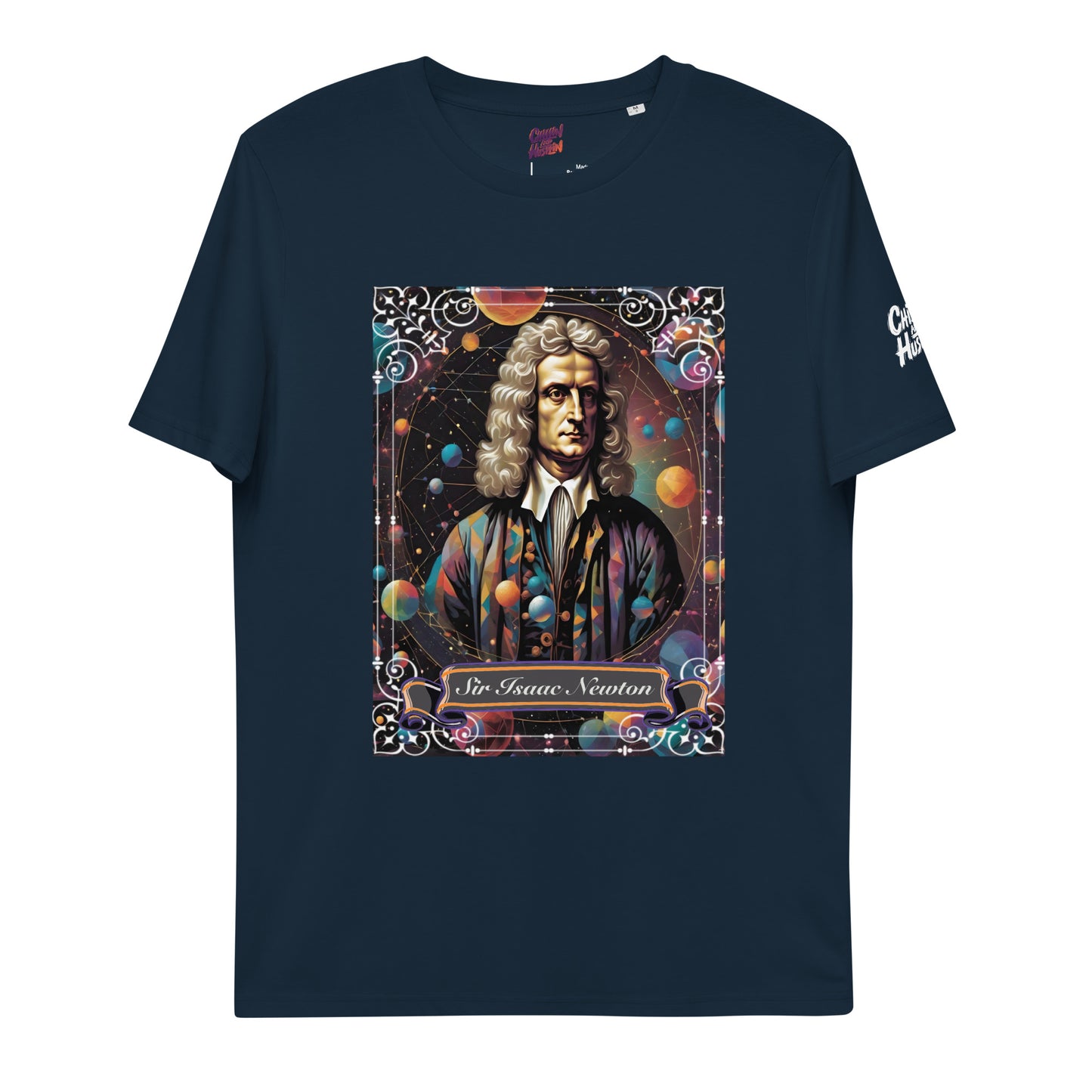 Sir Isaac Newton Premium Organic Cosy T-Shirt - Dark Colours