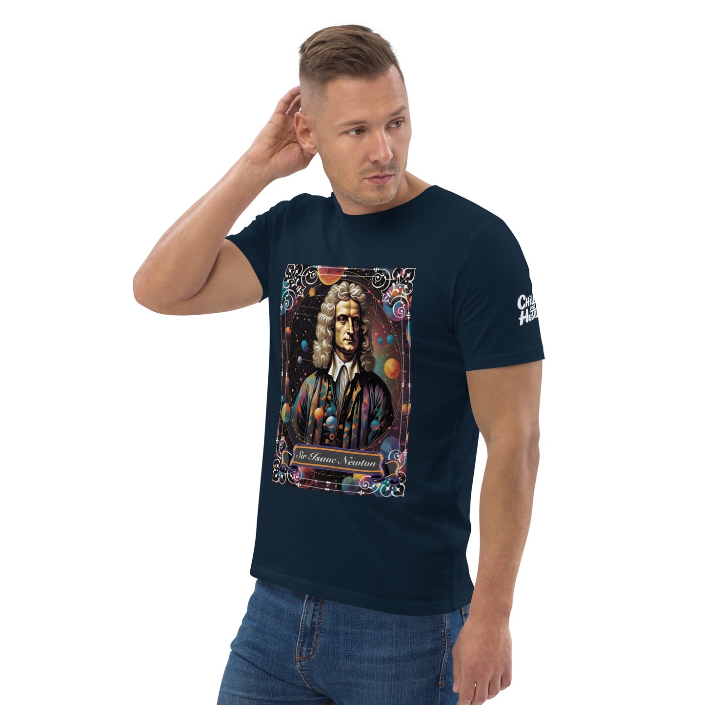 Sir Isaac Newton Premium Organic Cosy T-Shirt - Dark Colours