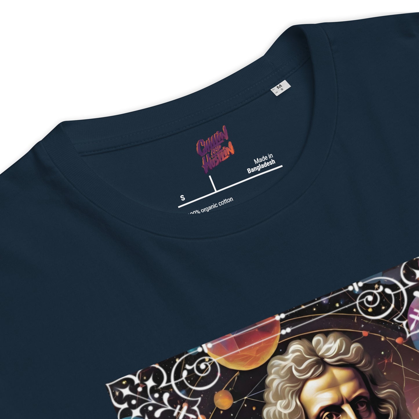 Sir Isaac Newton Premium Organic Cosy T-Shirt - Dark Colours