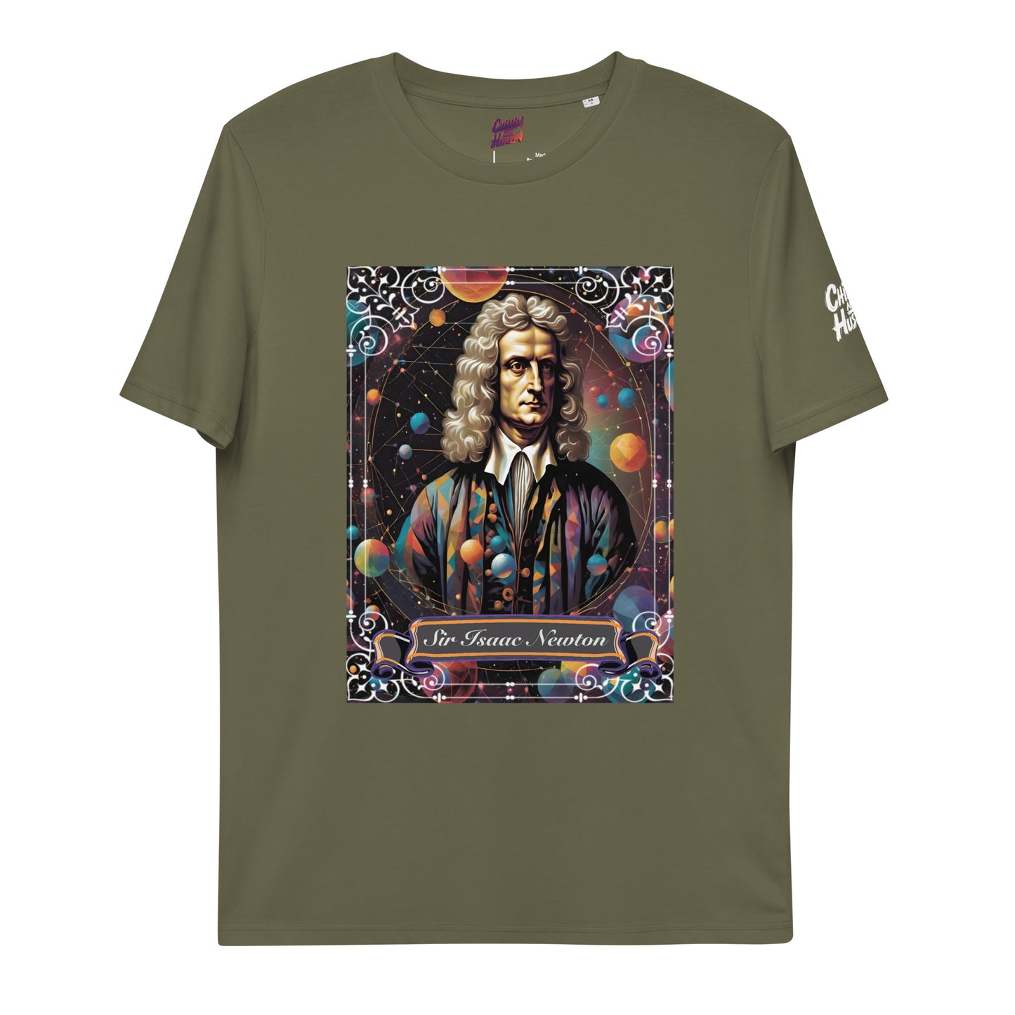 Sir Isaac Newton Premium Organic Cosy T-Shirt - Dark Colours