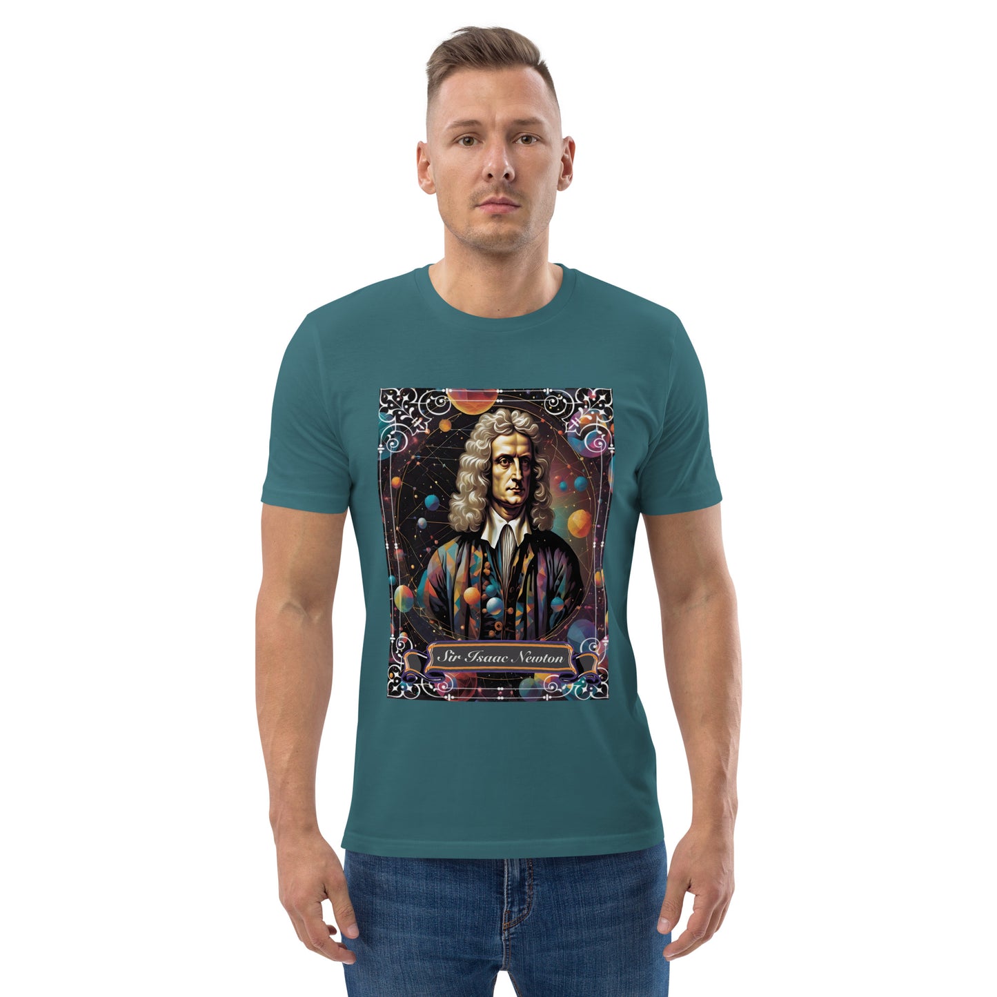 Sir Isaac Newton Premium Organic Cosy T-Shirt - Dark Colours