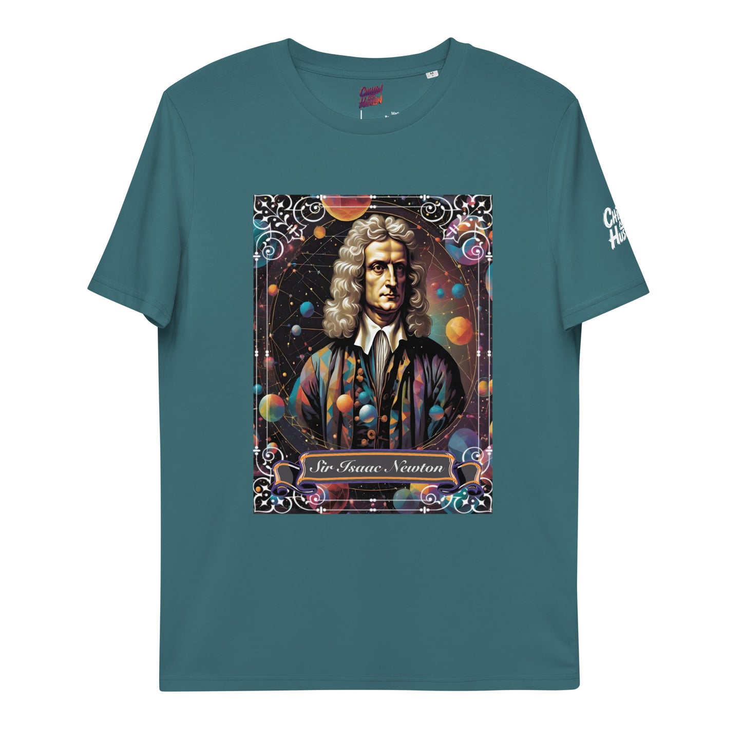 Sir Isaac Newton Premium Organic Cosy T-Shirt - Dark Colours