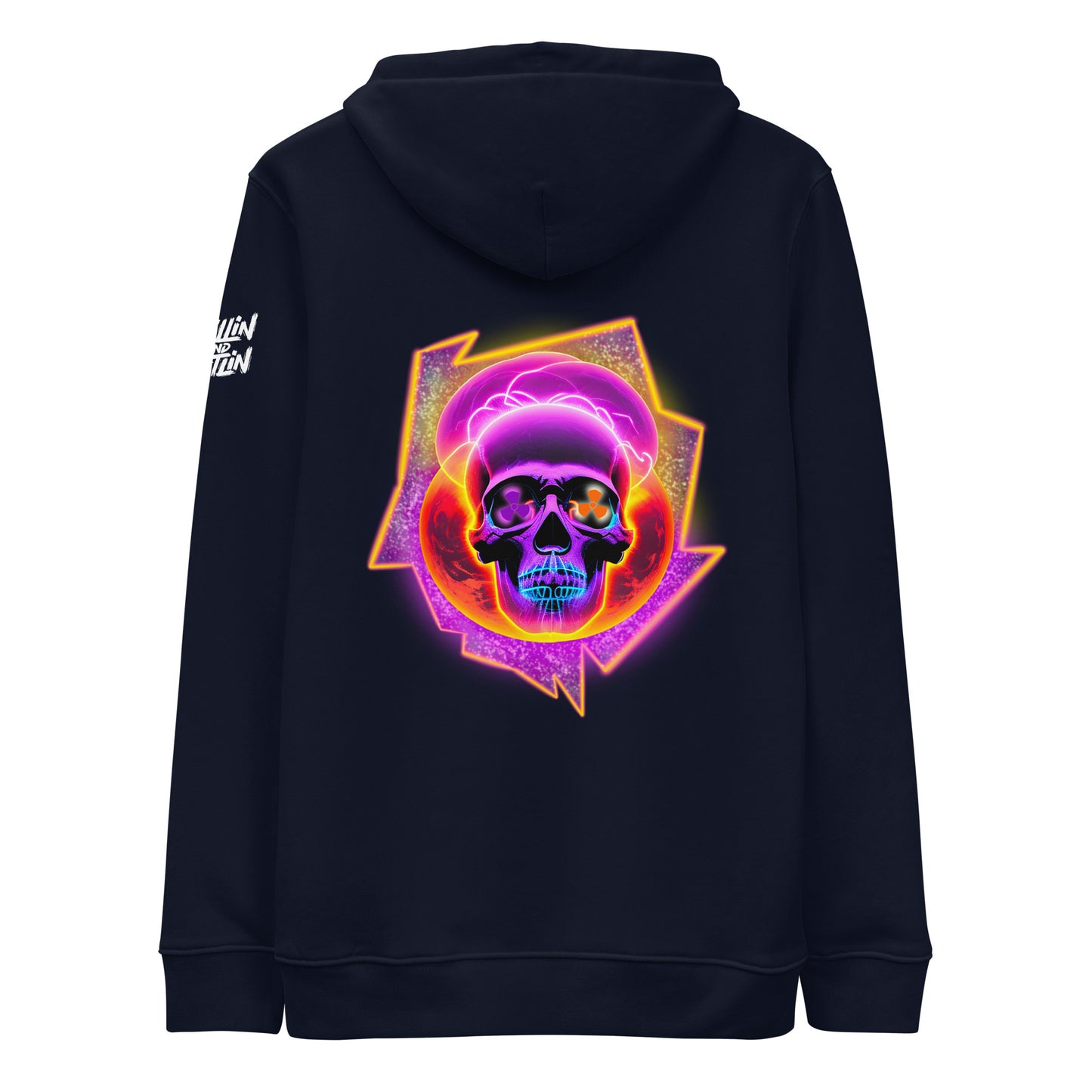 Nuclear Skull Premium Eco Stylish Hoodie - Dark Colours